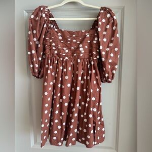 Abercrombie & Fitch Polka Dot Baby Doll Dress